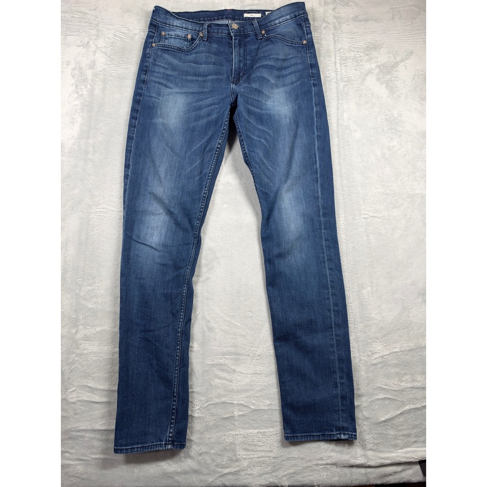 NOEND Denim Jeans Men 32 Made USA Skinny Slim Fit Blue Stretch Cotton American